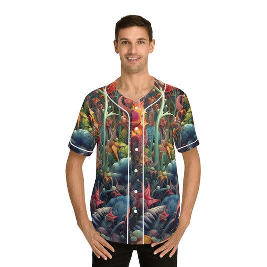 Alien Garden #2 Men's Baseball Jersey