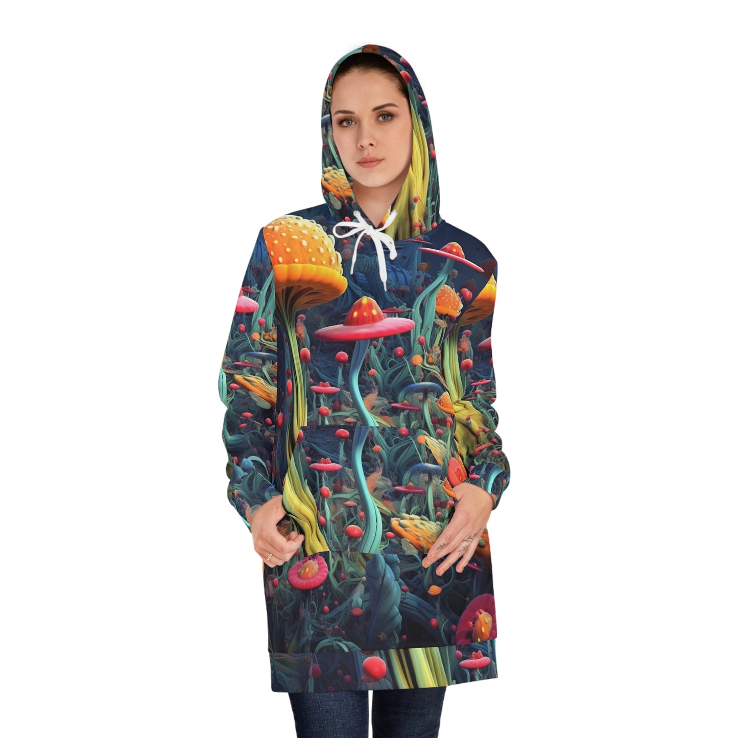 Alien Garden #3 Hoodie Dress