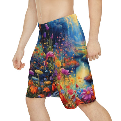 Forest Flowers #1 Men's Sports Shorts