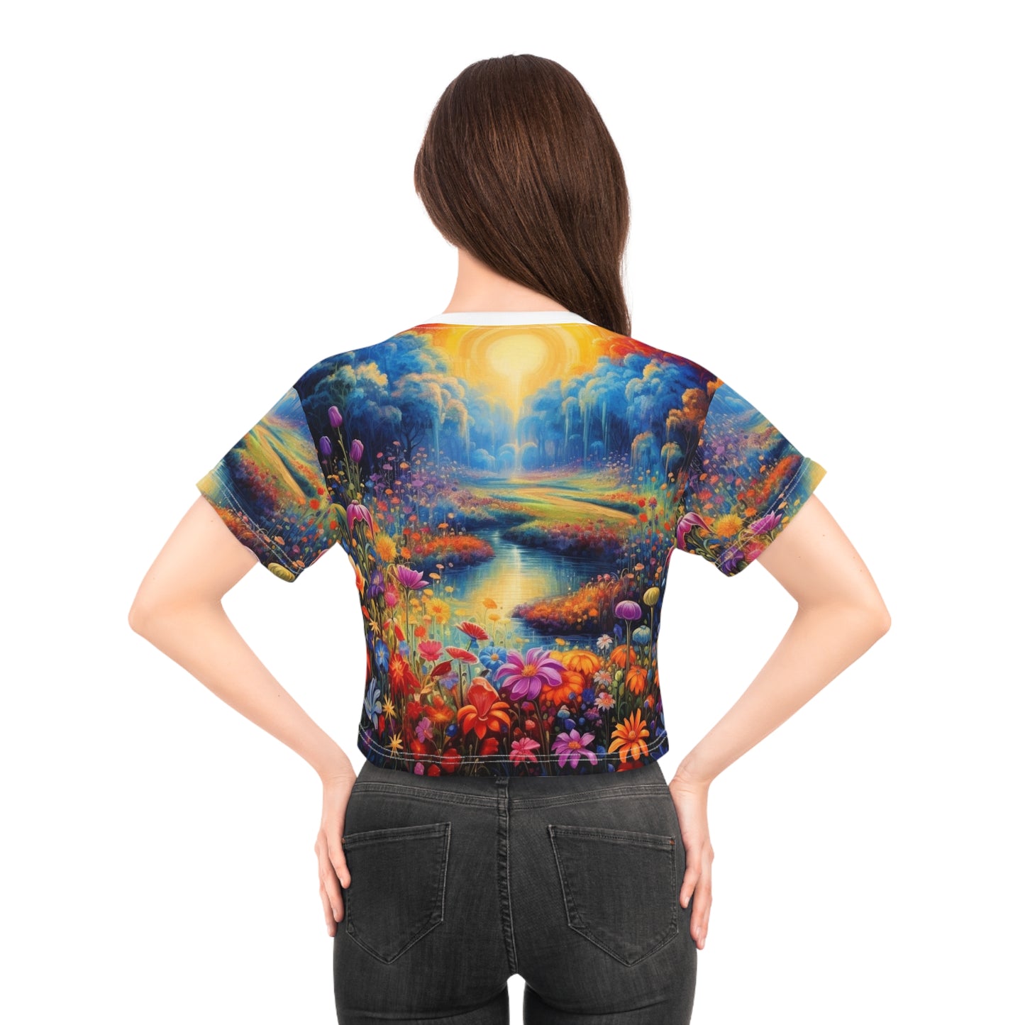 Forest Flowers #1 Crop Tee