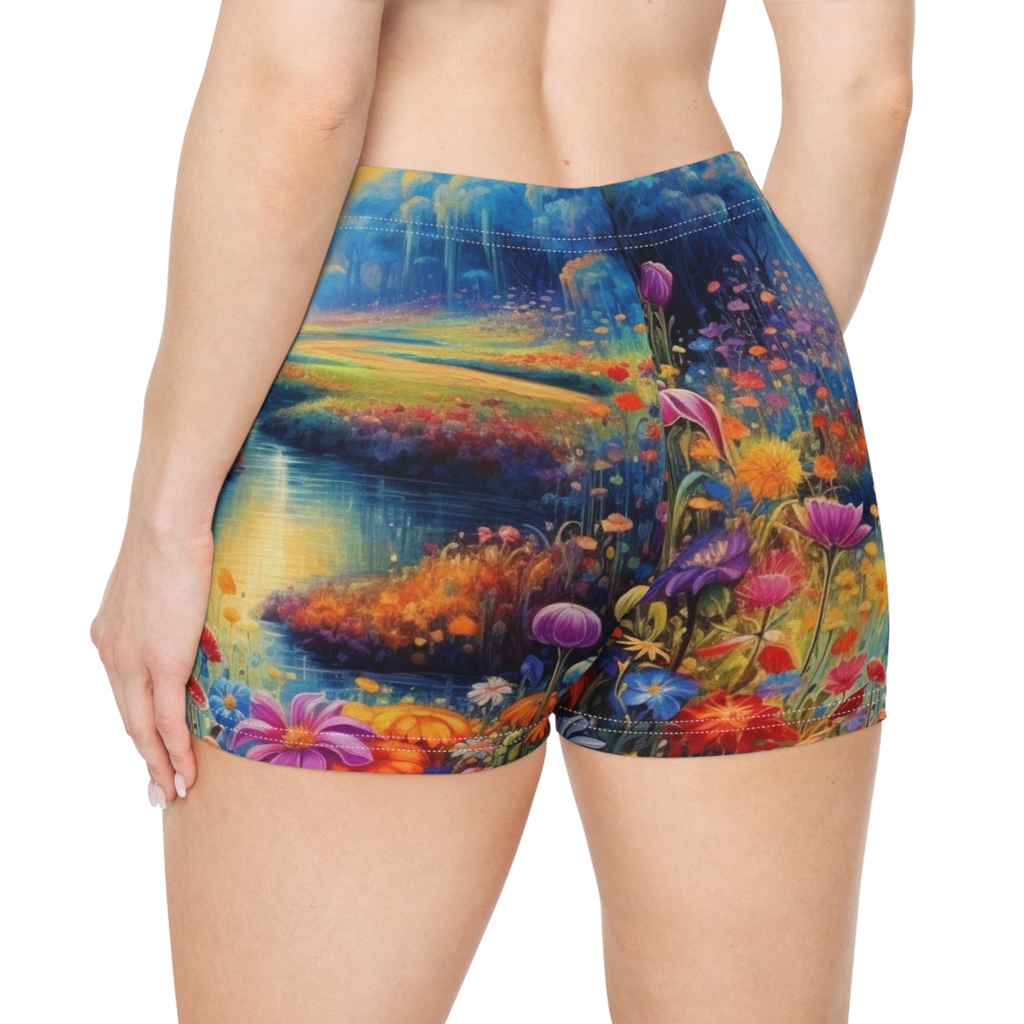Forest Flowers #1 Women's Shorts