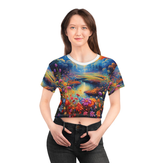 Forest Flowers #1 Crop Tee