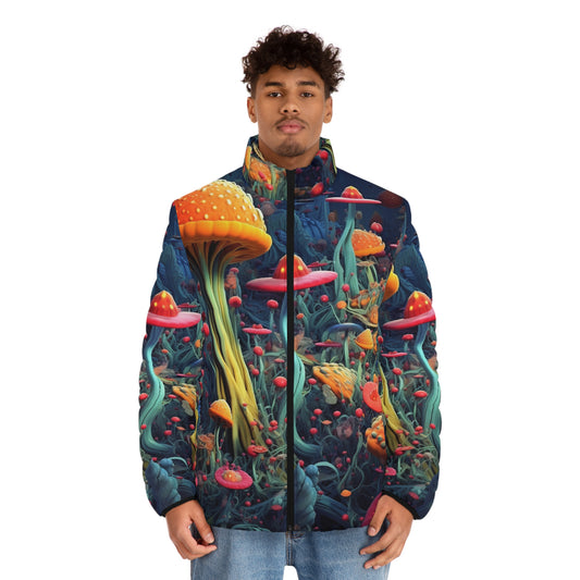 Alien Garden #3 Puffer Jacket