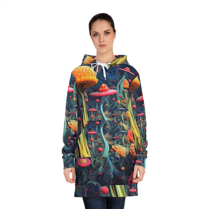 Alien Garden #3 Hoodie Dress