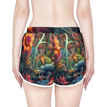 Alien Garden #2 Women's Relaxed Shorts