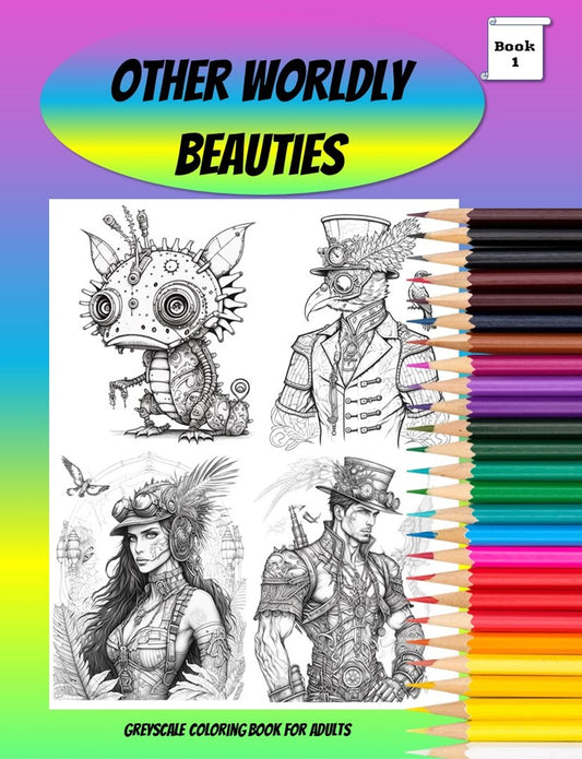 Other Worldly Beauties Series - Coloring Books