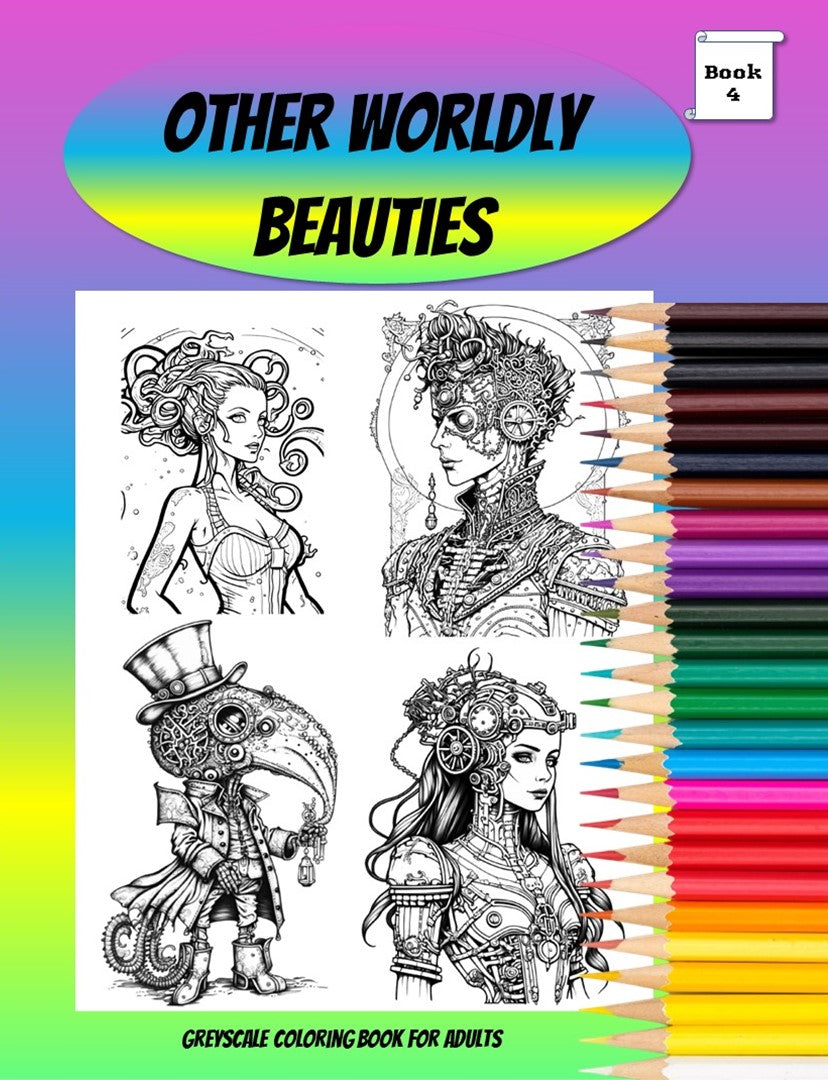 Other Worldly Beauties Series - Coloring Books