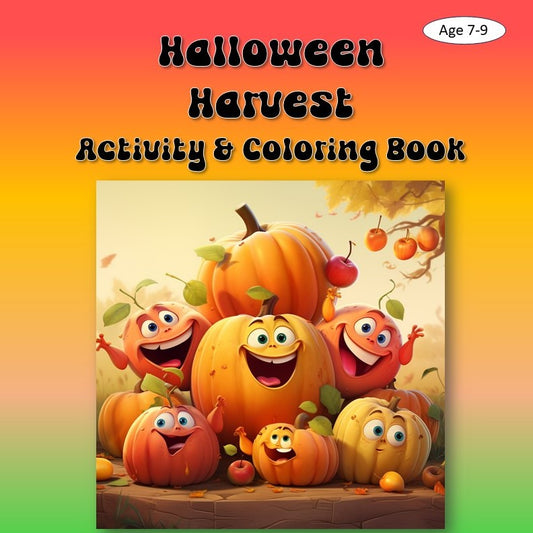 Halloween Harvest Activity Book (Ages 7-9)