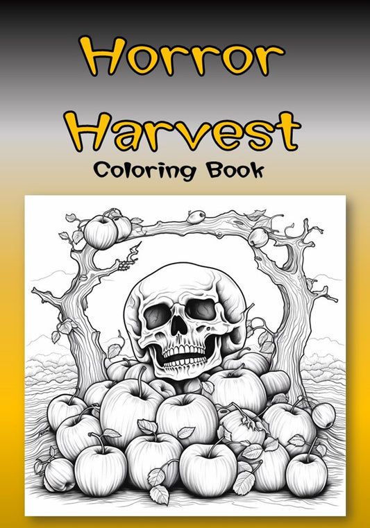 Horror Harvest Coloring Book