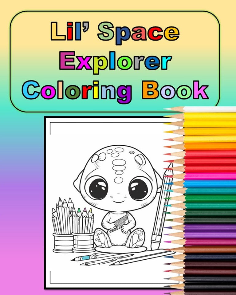 Lil Space Explorer - Coloring Book