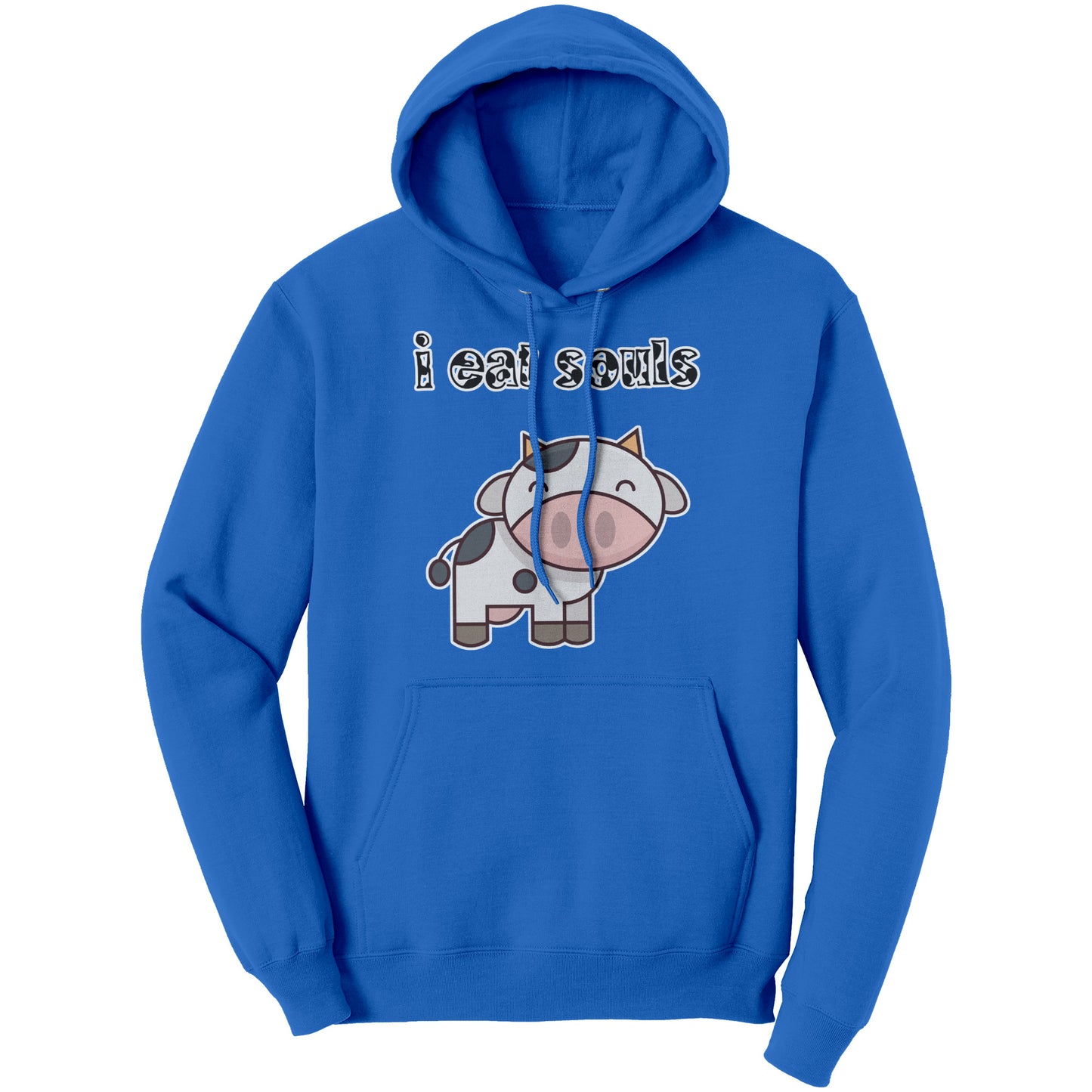 I Eat Souls Cow Pull Over Hoodie