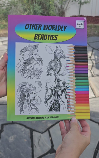 Other Worldly Beauties Series - Coloring Books