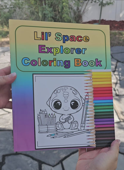 Lil Space Explorer - Coloring Book