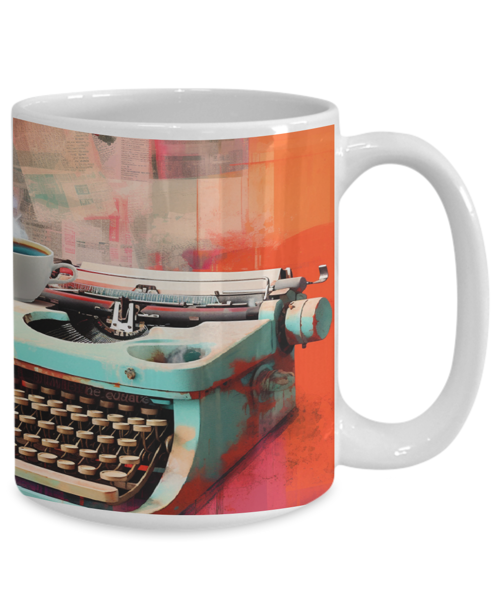 Typewriter #3 Ceramic Mug