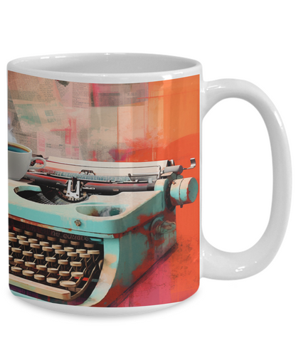 Typewriter #3 Ceramic Mug