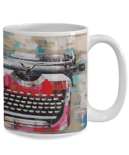 Typewriter #4 Ceramic Mug