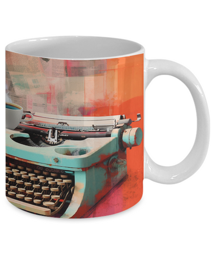 Typewriter #3 Ceramic Mug