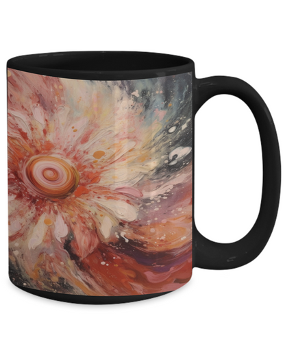 Daisy Swirls #4 Ceramic Mug