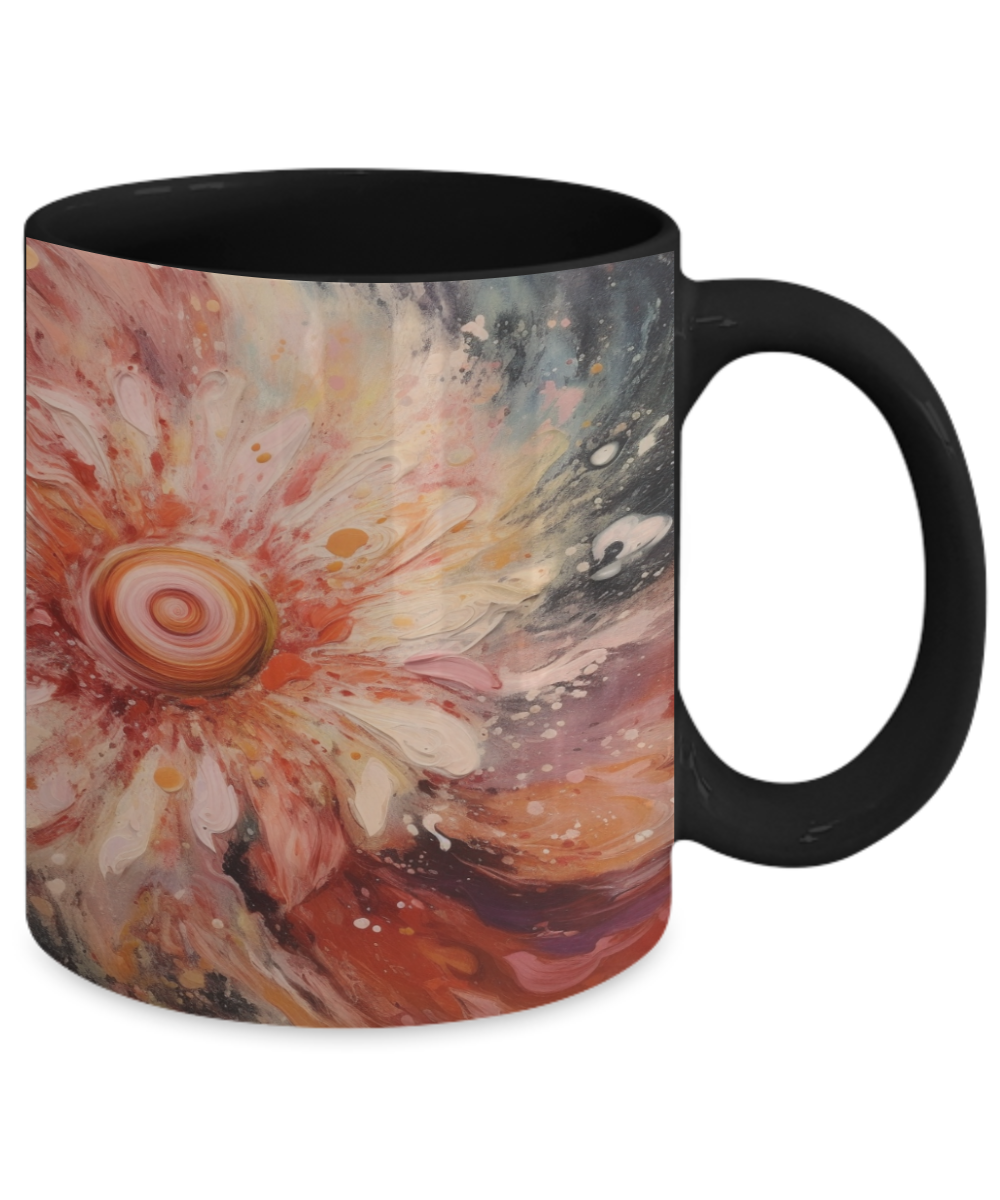 Daisy Swirls #4 Ceramic Mug