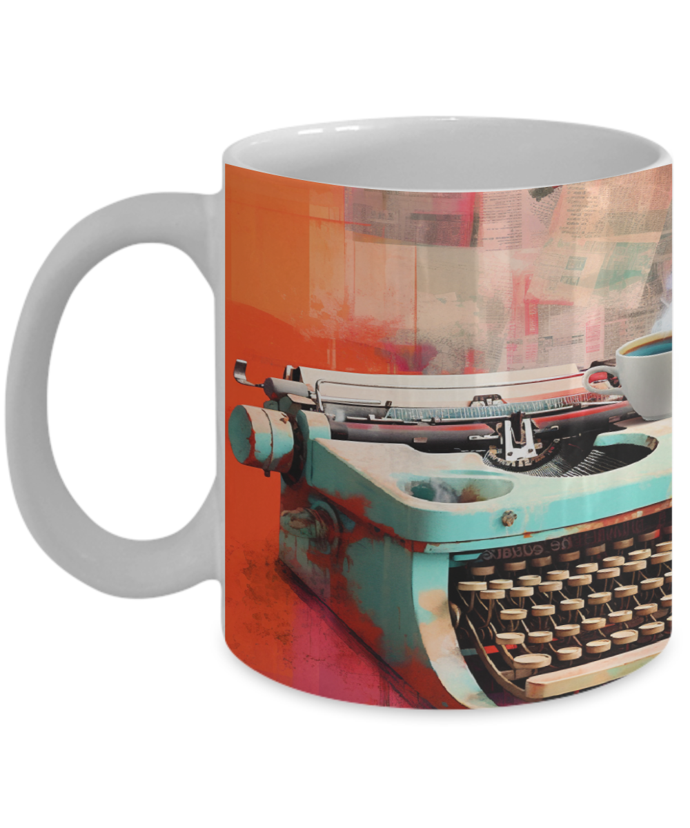 Typewriter #3 Ceramic Mug