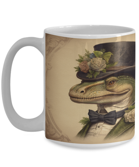 Dapper Dino Gentlemen #2 Ceramic Mug