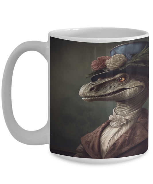 Dapper Dino Ladies #3 Ceramic Mug