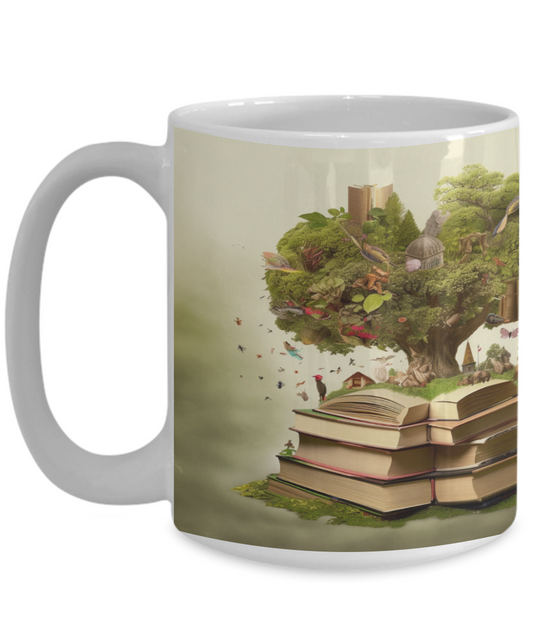 Book Love #4 Ceramic Mug