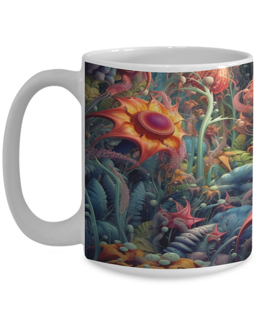 Alien Garden #2 Ceramic Mug