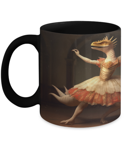 Ballet Dinosaur #1 Ceramic Mug