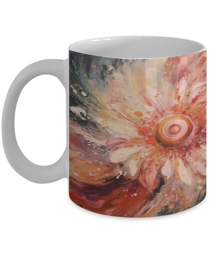 Daisy Swirls #4 Ceramic Mug