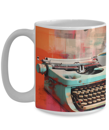 Typewriter #3 Ceramic Mug